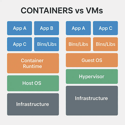 Container vs VMs