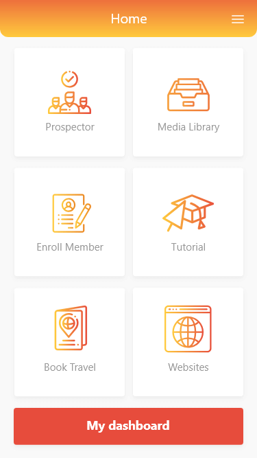 Dashboard - Consultant application development Dashboard of travel portal app