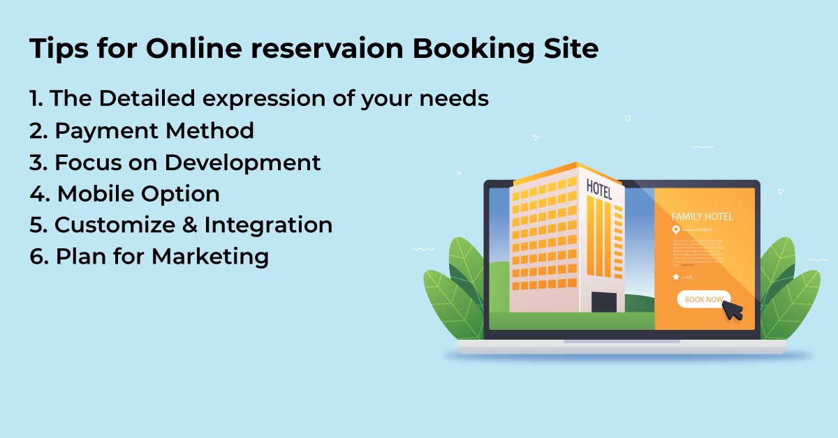 Tips-for-Online-Reservation-booking-site