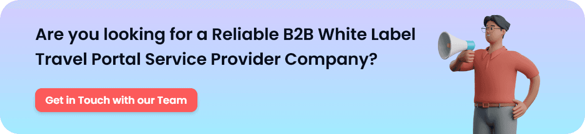 B2B White Label Travel CTA