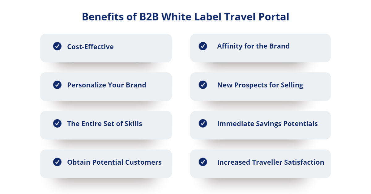 Benefits of B2B White Label Travel Portal