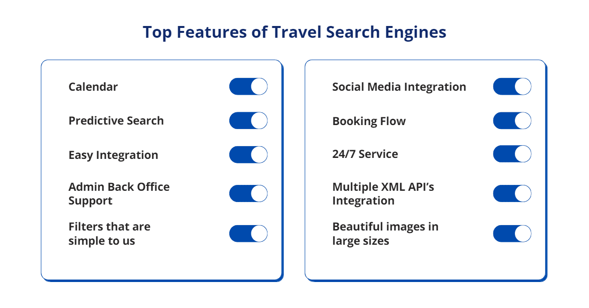 Top Features of Travel Search Engines