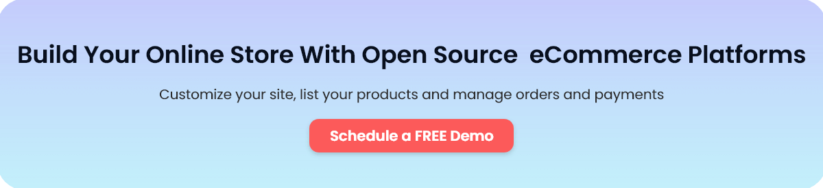 Open Source eCommerce Platform CTA