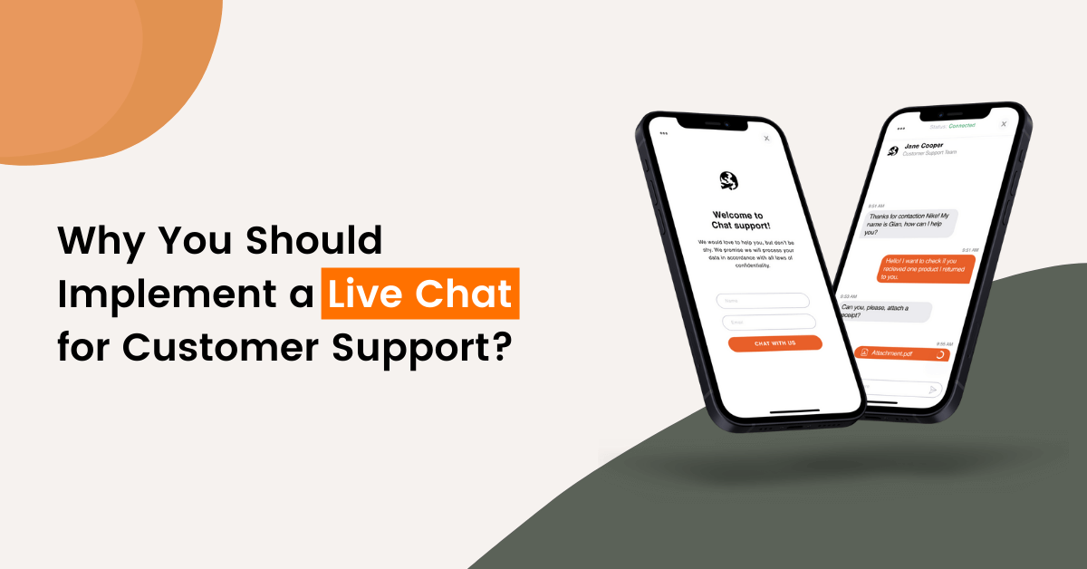 Live Chat App for Customer Support