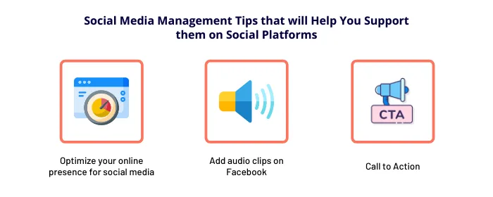 help to support you on social platforms