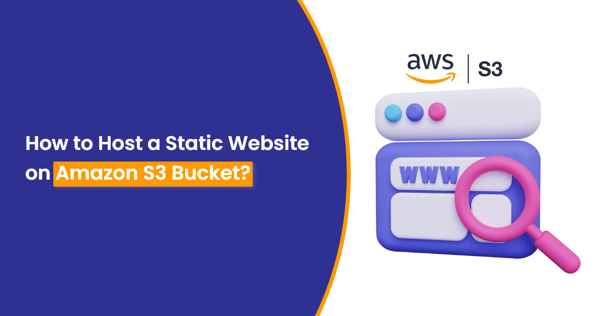 host static website on amazon s3 bucket