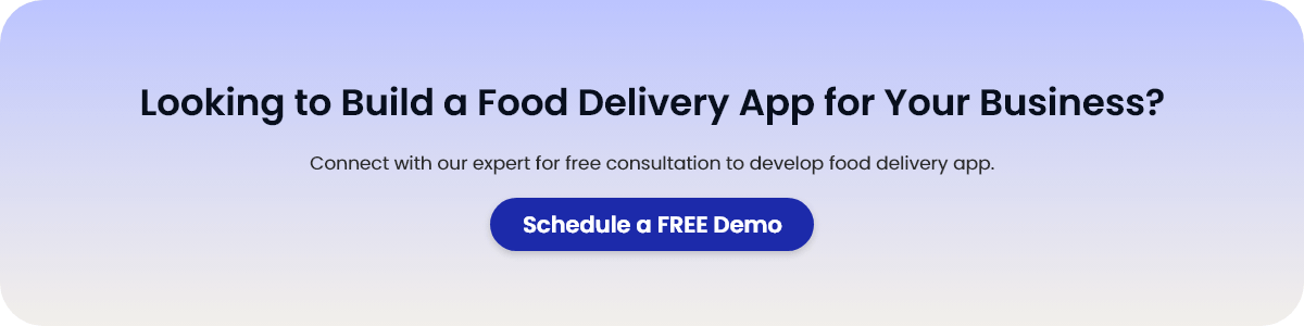 food delivery app development