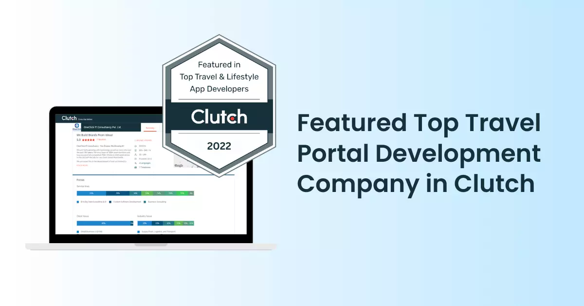 Featured Top Travel Portal Development Company in Clutch