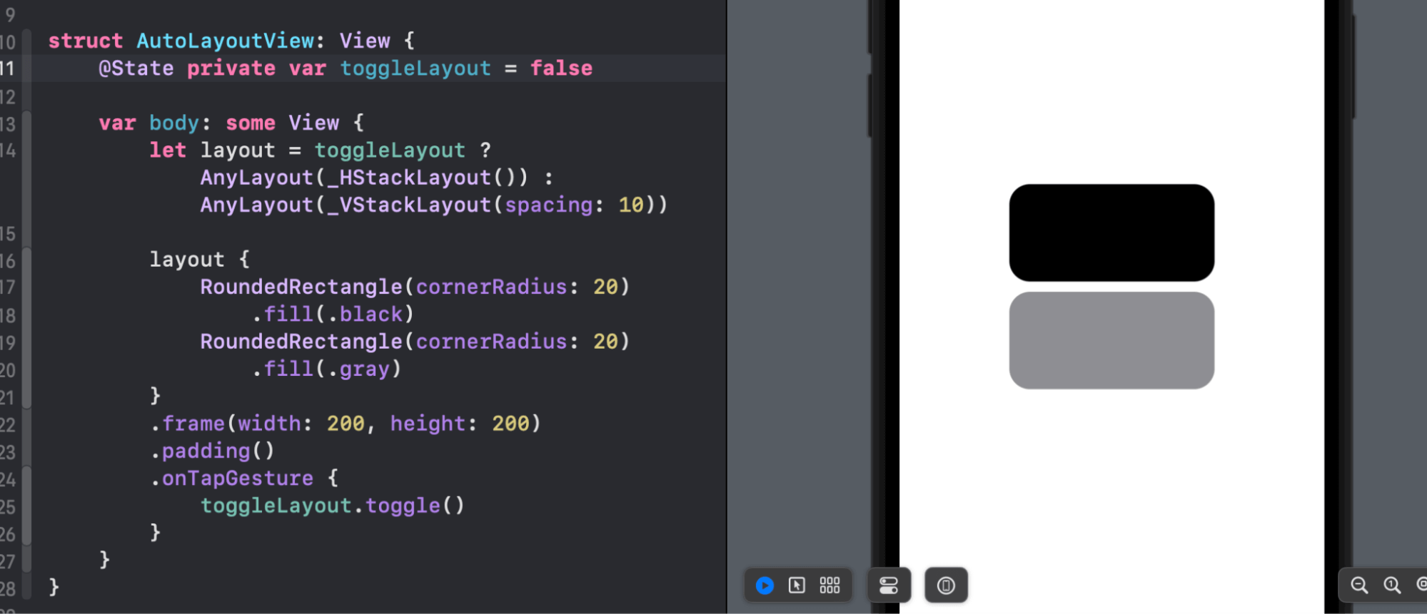 AnyLayout SwiftUI 4 for iOS 16