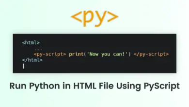 how to use python in html