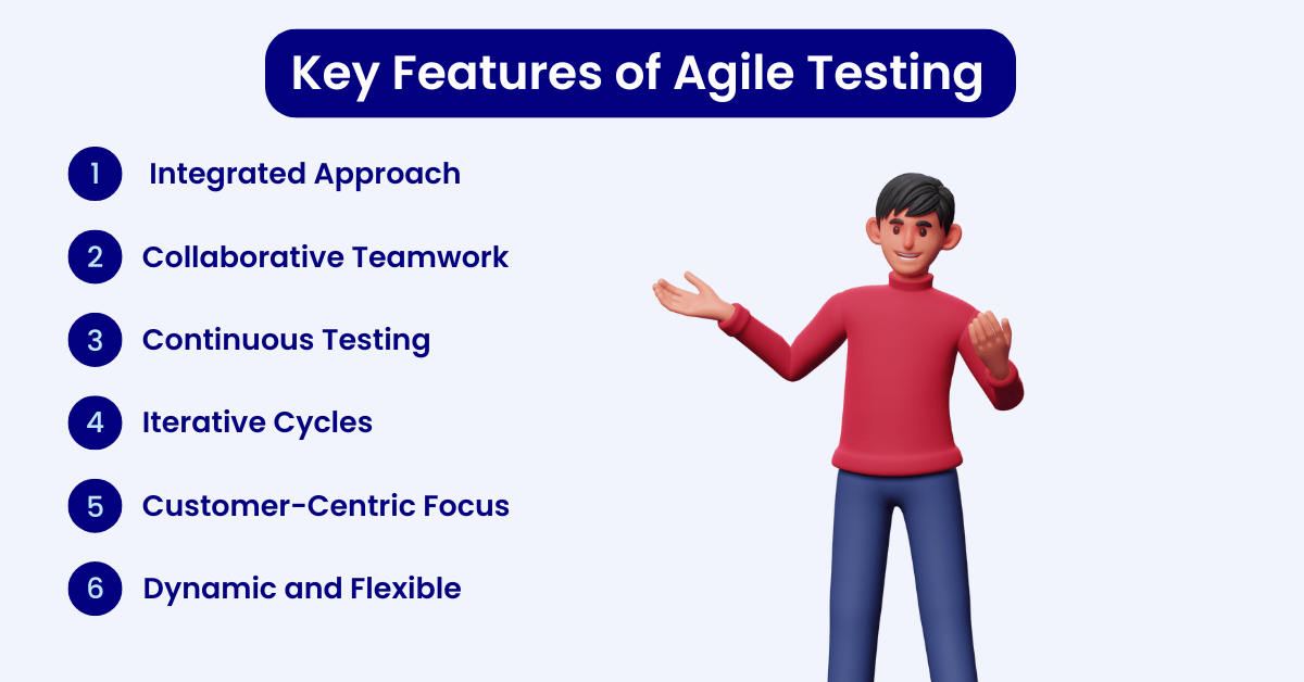 key features of agile testing
