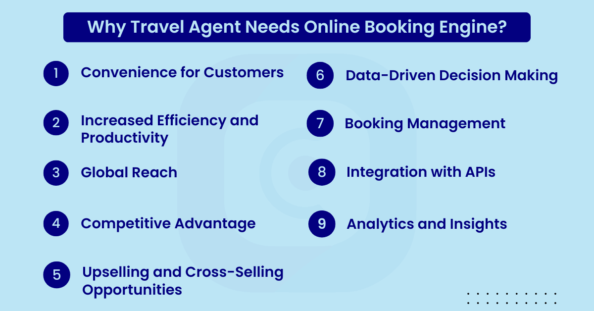 Why Travel Agent Needs Online Booking Engine