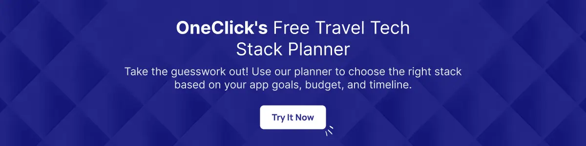 OneClick's Free Travel Tech Stack Planner