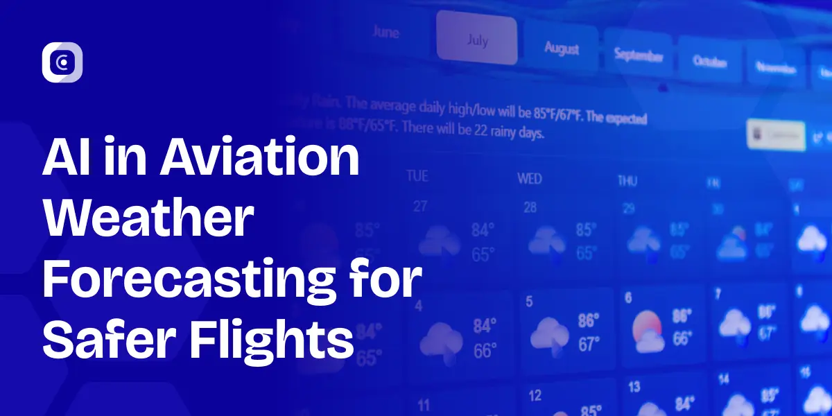 AI in aviation weather forecasting